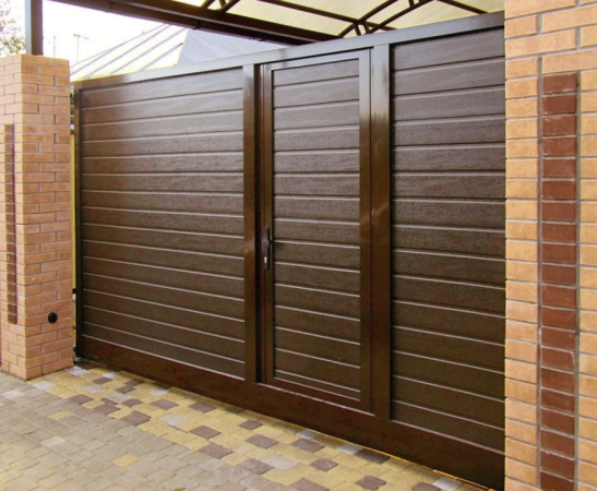 Ворота с калиткой в Железноводске